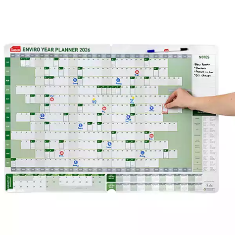 Picture of SASCO 86659 ENVIRO 870 X 610MM YEAR PLANNER
