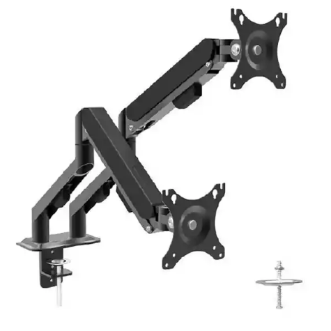 Picture of SHINTARO DUAL SWIVEL GAS MONITOR ARM BLACK