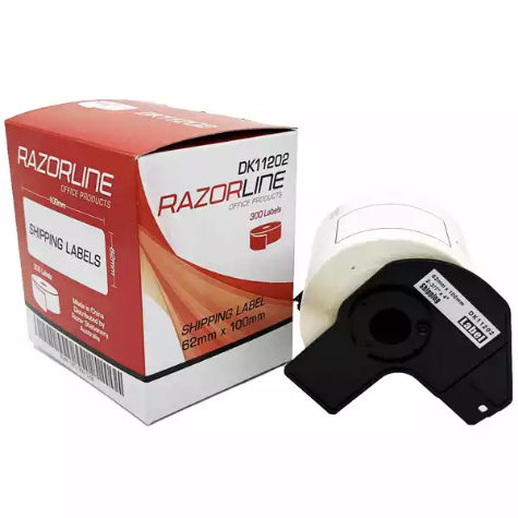 Picture of RAZORLINE BROTHER COMPATABLE DK-11202 LABELS WHITE