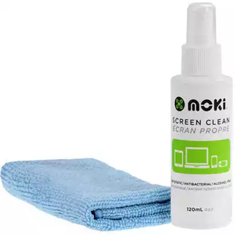 Picture of MOKI CLEAN SCREEN WITH MICROFIBRE CLOTH 120ML