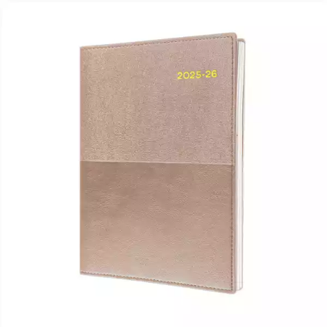 Picture of COLLINS VANESSA FY145.V49 FINANCIAL YEAR DIARY DAY TO PAGE A4 ROSE GOLD