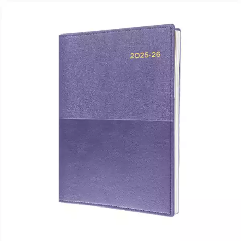 Picture of COLLINS VANESSA FY145.V55 FINANCIAL YEAR DIARY DAY TO PAGE A4 PURPLE
