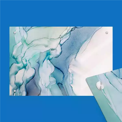 Picture of VISIONCHART PRINTED MAGNETIC GLASSBOARD 1200 X 1200MM