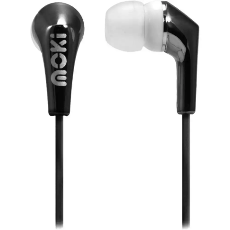 Picture of MOKI LIFE METALLICS EARPHONE NOISE ISOLATING BLACK