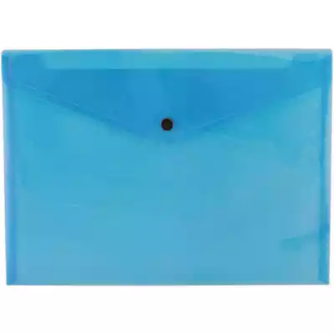 Picture of TUDOR DOCUMENT WALLET PUSH STUD CLOSURE A4 BLUE