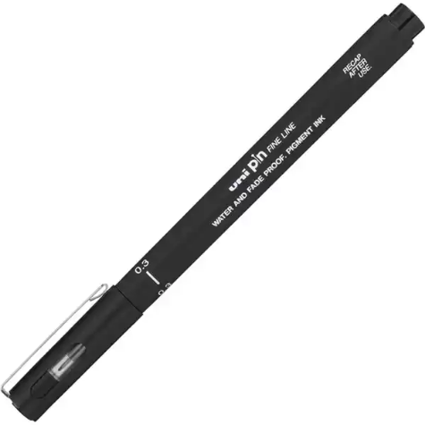 Picture of UNI-BALL 200 PIN FINELINER PEN 0.3MM BLACK